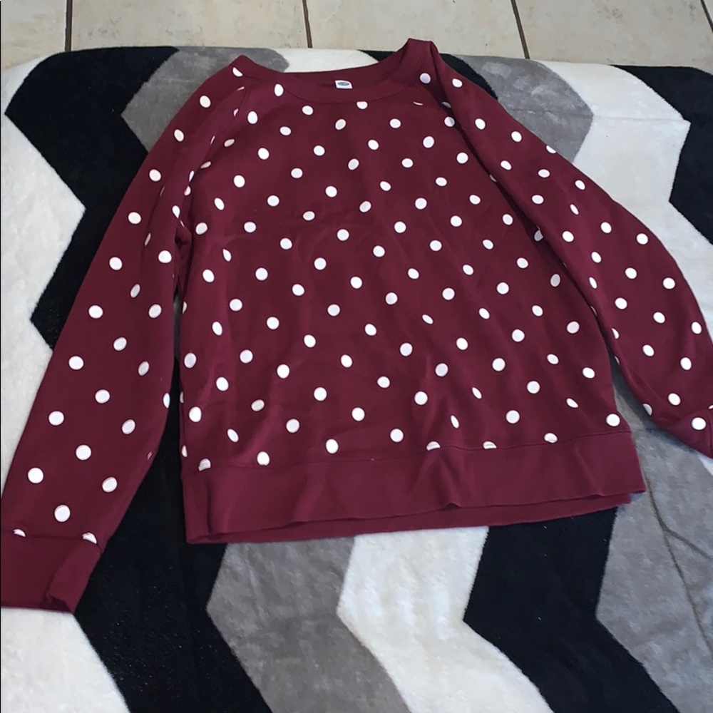 Poka dot sweater